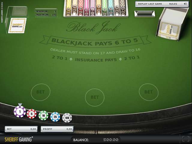 Blackjack Single Deck by Stakelogic