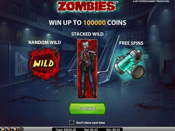 Zombies by NetEntertainment