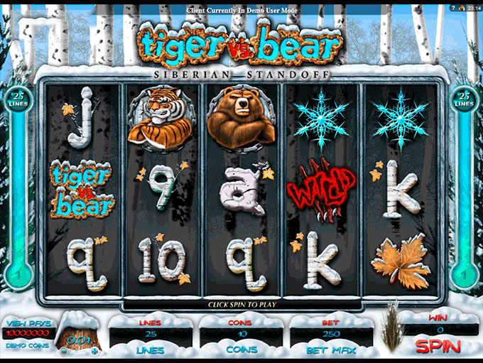 Tiger vs Bear by Genesis Gaming