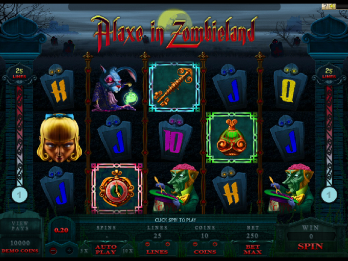 Alaxe in Zombieland by Genesis Gaming