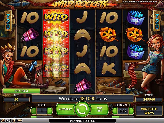 Wild Rockets by NetEntertainment