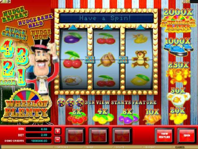 Wheel of Plenty by Games Global