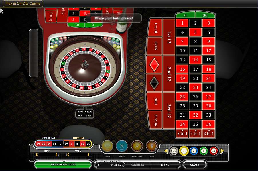 free american roulette flash game