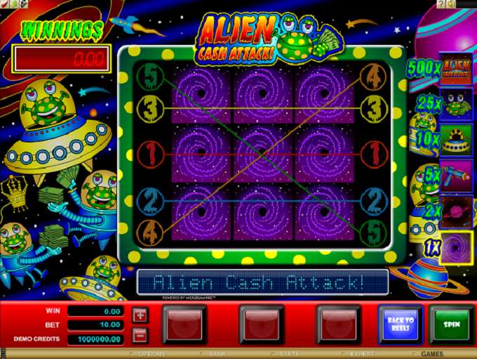 Alien Cash Attack by Games Global