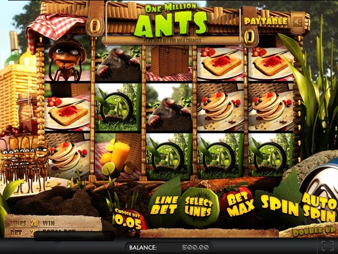 One Million Ants by Stakelogic