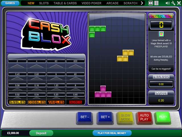 Cash Blox by Ash Gaming