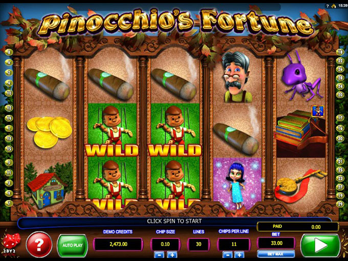 Pinocchio's Fortune by 2by2 Gaming