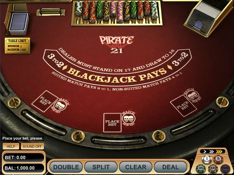 Pirate 21 VIP Blackjack by BetSoft