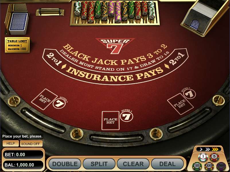 Super 7 VIP Blackjack by BetSoft