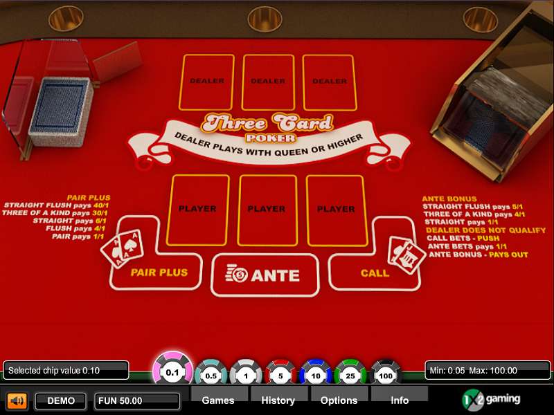 3 Card Poker by 1x2gaming