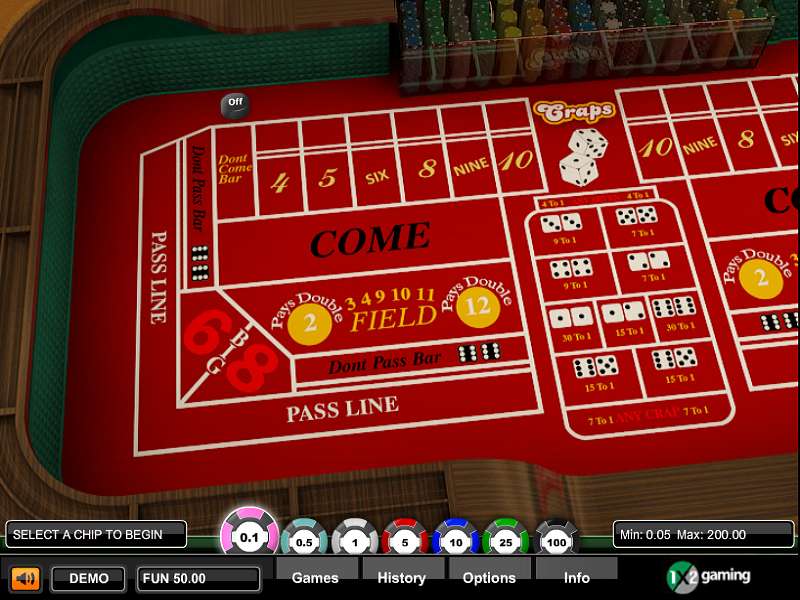 Craps by 1x2gaming