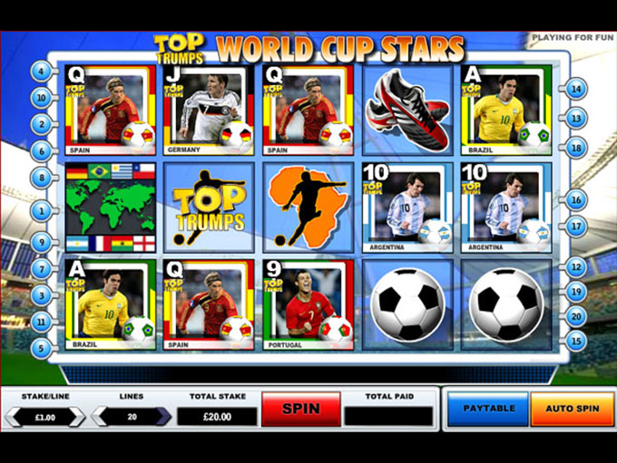 Top Trumps - World Cup Stars by OpenBet