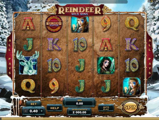 Reindeer Wild Wins by Genesis Gaming