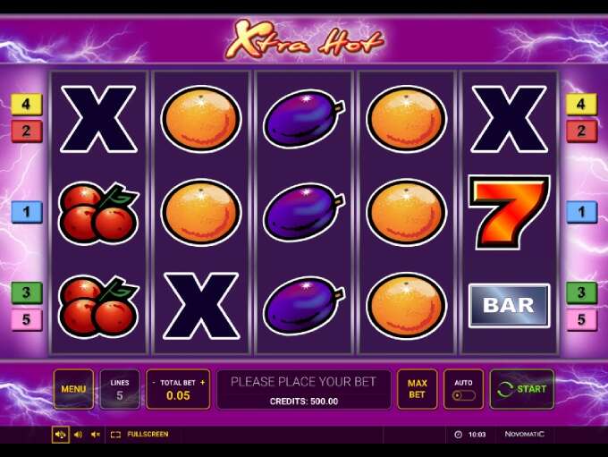 Xtra Hot by Novomatic