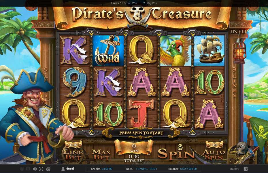Pirates Treasure Slot Machine