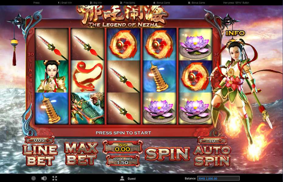 Play The Legend Of Nezha Video Slot From Gameplay Interactive For Free