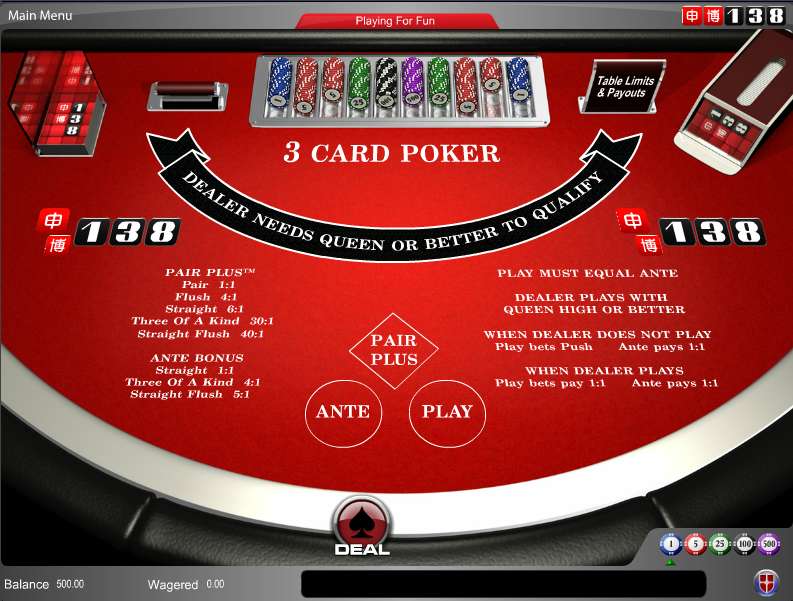 Three Card Poker by Amaya