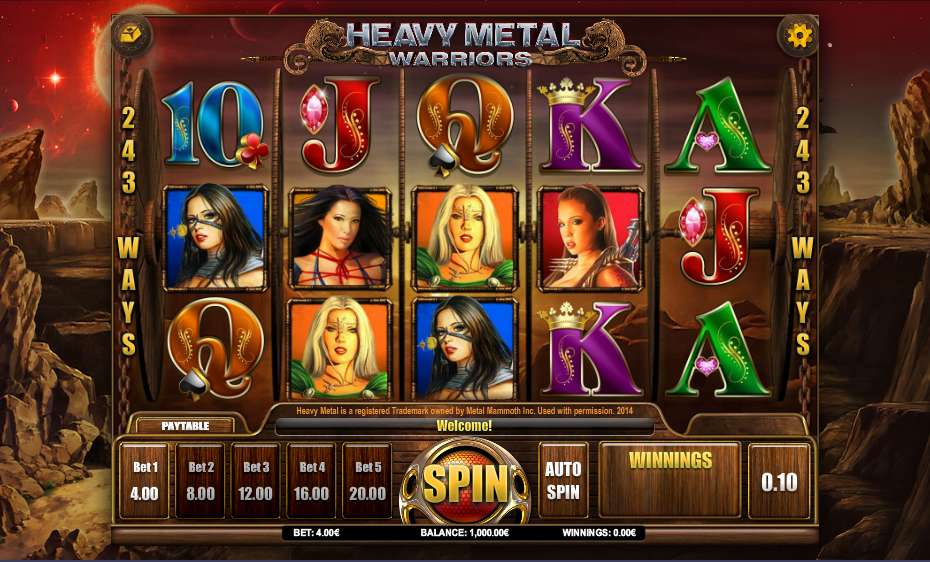 Heavy Metal Warriors by iSoftBet
