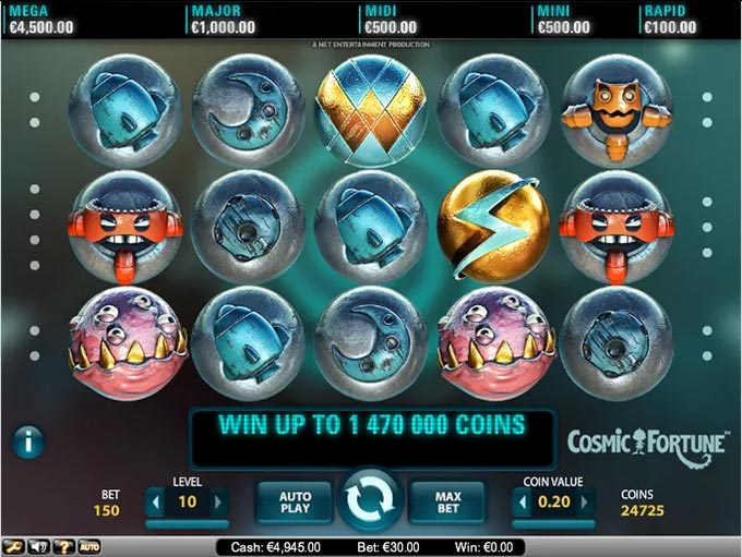 Cosmic Fortune by NetEntertainment