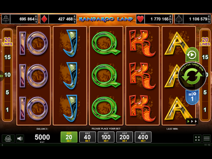 Kangaroo Land by Amusnet Interactive