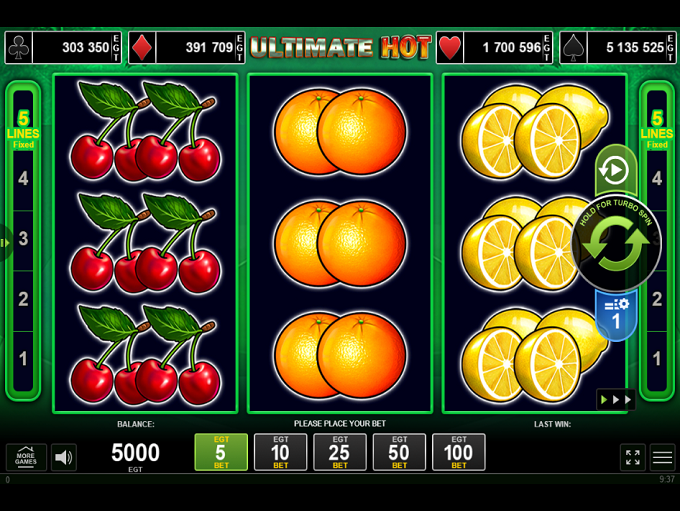 Ultimate Hot by Amusnet Interactive