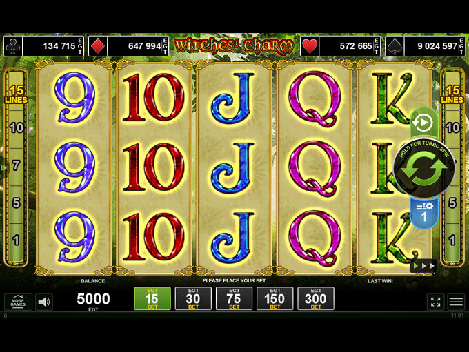 Witches' Charm by Amusnet Interactive