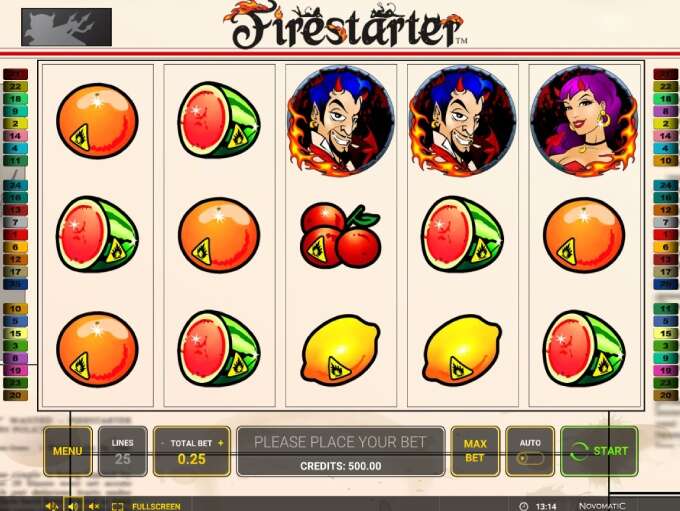 Firestarter by Novomatic