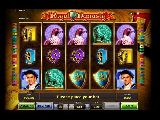 Royal Dynasty by Novomatic