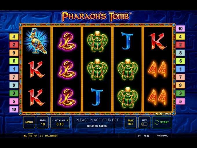 Pharaoh's Tomb by Novomatic