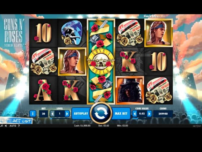 Guns n' Roses by NetEntertainment