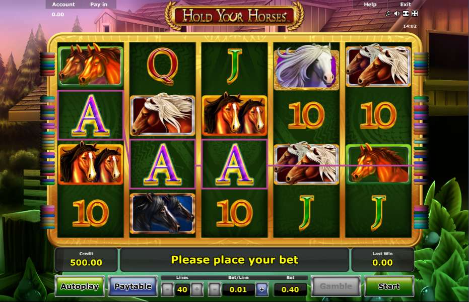 Hold Your Horses by Novomatic