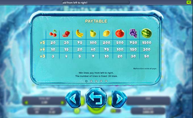 Fruity Frost by Booongo