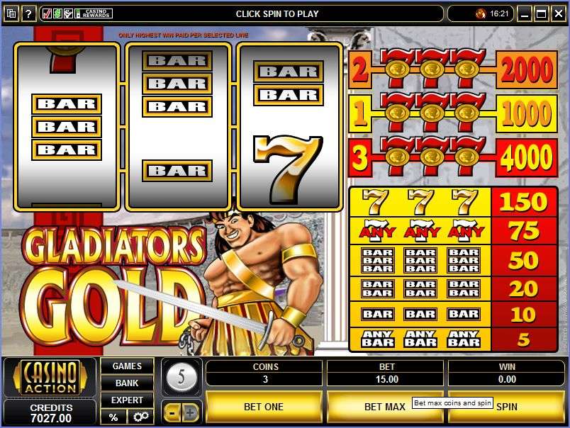 Gladiators Gold by Games Global