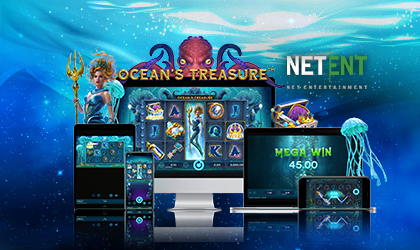 NetEnt Goes Diving for Underwater Riches in Oceans Treasure Slot