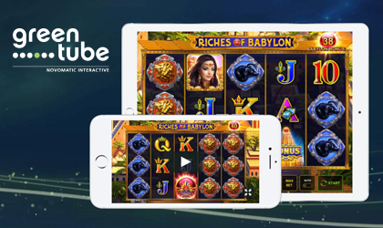 Explore the City of Ancients in Riches of Babylon by Greentube