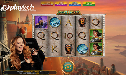 Playtech Releases Age of the Gods God of Storms Community Slot