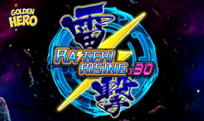 Golden Hero Unleashes Online Slot Raigeki Rising X30