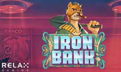 Relax Gaming Together with CasinoGrounds Launches Iron Bank Slot