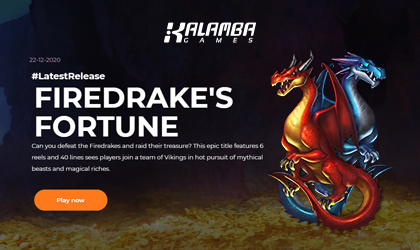 Kalamba Games Releases Exciting Firedrakes Fortune Slot