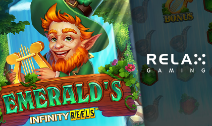 Relax Gaming Goes Live with Irish Themed Emeralds Infinity Reels