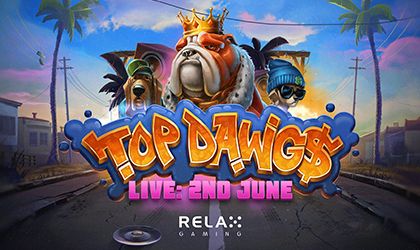 Relax Gaming Releases Hip Hop Themed Top Dawgs Slot