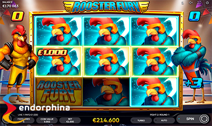 Endorphina Launches Online Slot Rooster Fury