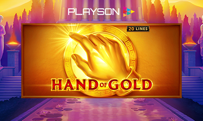 Playson Invites Players to Try Online Slot Hand of Gold