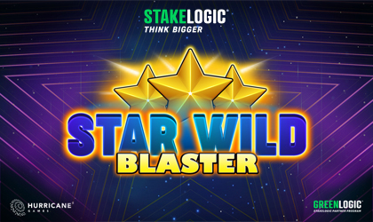 Stakelogic and Hurricane Games Release Star Wild Blaster Slot