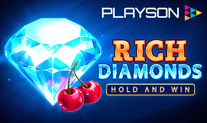 Playson Shines with Latest Online Slot Rich Diamonds Hold and Win