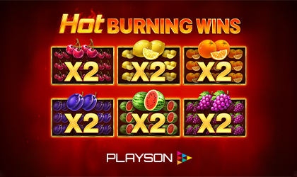 Playson Unveils Classic Fruit Themed Slot Hot Burning Wins
