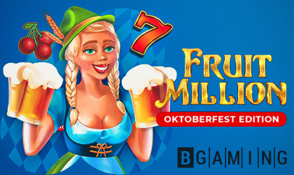 BGaming Kicks Off Fall Season with Fruit Million Oktoberfest Edition