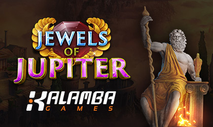 Kalamba Games Brings King of Gods with Online Slot Jewels of Jupiter