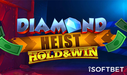 iSoftBet Breaks into Bank Vault with Diamond Heist Hold and Win