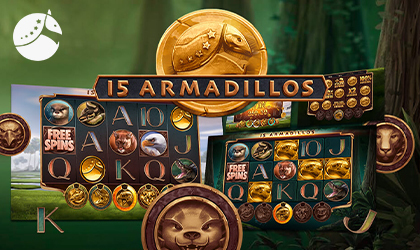 Armadillo Studios Pleased to Debut with Online Slot 15 Armadillos